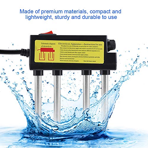 wosume 【𝐒𝐩𝐫𝐢𝐧𝐠 𝐒𝐚𝐥𝐞 𝐆𝐢𝐟𝐭】 Water Electrolyzer, Ph Level Tester for Water,Hard Water Test,Portable Water Quality Tester Water Impurities Monitor Electrolyzer Machine Testing Meter