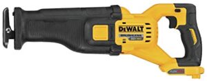 dewalt flexvolt 60v max* reciprocating saw, cordless, tool only (dcs389b)