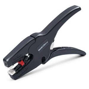 yangoutool automatic wire stripper and cutter 2 in 1 auto distance positioning stripping tool for electrician unversal handheld electric wiring quick cable cutter awg 7-32 0.25-0.75 inches