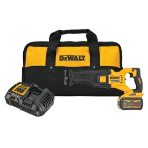 dewalt flexvolt 60v max* reciprocating saw, cordless kit (dcs389x1)