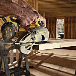 DEWALT FLEXVOLT 60V MAX* Circular Saw with Brake Kit, 7-1/4-Inch (DCS578X1)