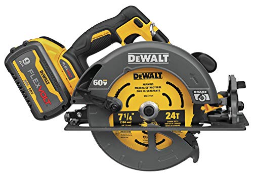 DEWALT FLEXVOLT 60V MAX* Circular Saw with Brake Kit, 7-1/4-Inch (DCS578X1)