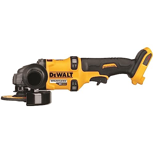 DEWALT FLEXVOLT 60V MAX* Angle Grinder with Kickback Brake, 4-1/2-Inch to 6-Inch, Tool Only (DCG418B)