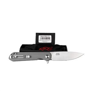 Firebird GANZO FH41-CG Pocket Folding Knife D2 Steel Blade G10 Handle with Clip Hunting Fishing Camping Outdoor EDC Knife (Grey)