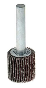 weiler 30717 3/4" x 3/4" x 80ao wolverine coated abrasive flap wheel, 1/4" stem (pack of 10)