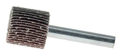 Weiler 30717 3/4" x 3/4" x 80AO Wolverine Coated Abrasive Flap Wheel, 1/4" Stem (Pack of 10)