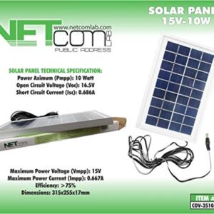 Netcom Lab Solar Panel 10w-15V