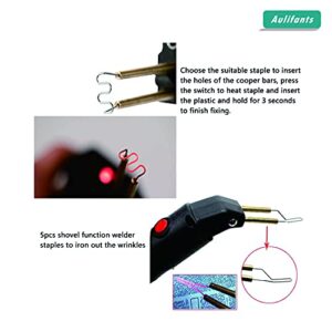 Nobrand Aulifants - Hot Stapler, Plastic Welder, Plastic Welding Kit, Plastic Welding Gun, for Plastic Repair Automotive Car Bumper, Kayak Repair with 205 Staples 50Watt