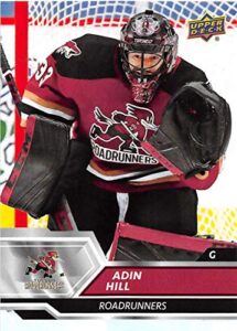 2019-20 upper deck ahl #35 adin hill rc rookie tucson roadrunners hockey trading card