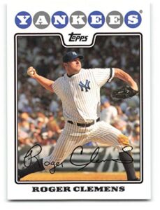 2008 topps #105 roger clemens nm-mt new york yankees baseball