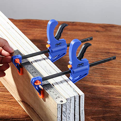 Mr. Pen- Clamps, Grip Clamp 4 Inch, 2 Pack, Light Duty, Clamps for Woodworking, Wood Clamps, Woodworking Tools, C Clamp, Woodworking Clamps, Wood Working Tools, Bar Clamp, Wood Working, Wood Tools