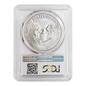 2006 - Present (Random Year) 1 oz Silver American Eagle Coin MS-70 (First Strike - Struck at The West Point Mint) $1 MS70 PCGS