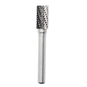 sb-3 tungsten carbide burr rotary file cylinder shape double cut with 1/4''shank for die grinder drill bit