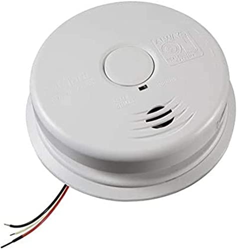 Kidde Hardwired Smoke Detector, 10-Year Battery Backup, Interconnect, Test-Silence Button