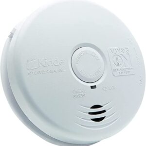 Kidde Hardwired Smoke Detector, 10-Year Battery Backup, Interconnect, Test-Silence Button