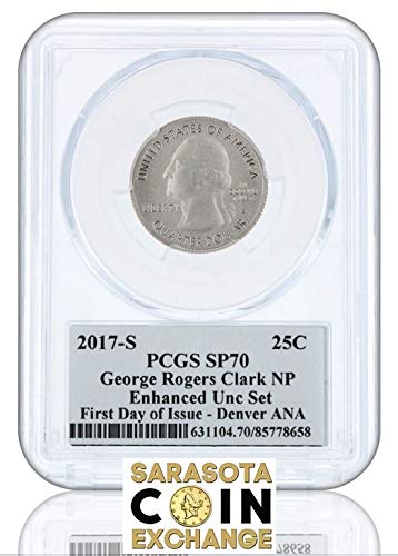 2017 S America the Beautiful George Rogers Clark Quarter SP-70 PCGS