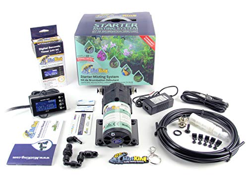 MistKing – Starter Misting System, 5th Gen | Used by Zoos, Botanical Gardens, Institutions & Hobbyists | Expandable to 10 Nozzles | Extremely Fine Mist | 50 Micron Droplets | MKSMS5-125-50