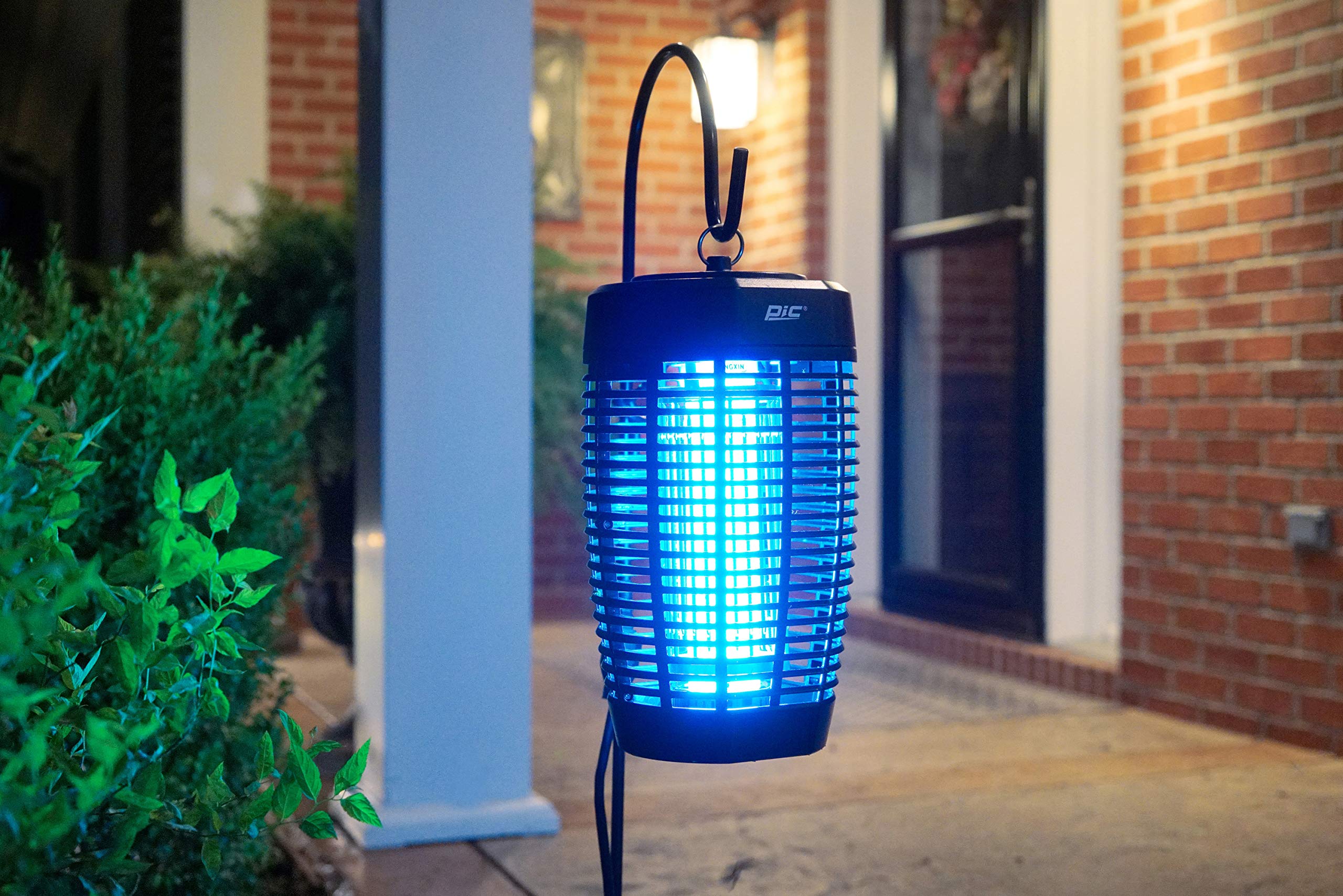 PIC 40W-ZAP Bug Zapper, up to 1-½ Acre Coverage Electronic Mosquito Zapper, Hanging Fly Zapper, Insect Fly Trap for Outdoor Use, Patios, Backyards & More