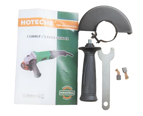 Hoteche 4-1/2" Electric Variable Speed Angle Grinder Trigger Grip Long Handle 950w