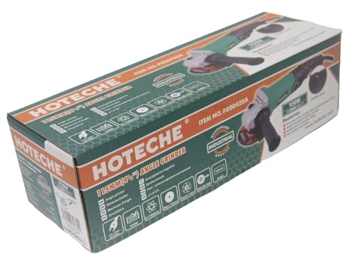 Hoteche 4-1/2" Electric Variable Speed Angle Grinder Trigger Grip Long Handle 950w