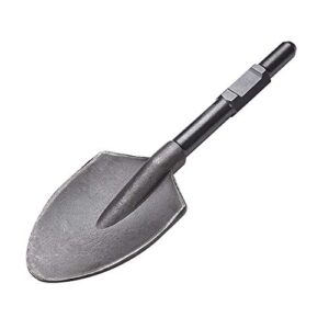 yescom clay spade chisel shovel scoop bit for 1-1/8" hex shank electric demolition jack hammer garden lawn