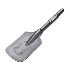 yescom clay spade chisel bit steel for 1-1/8" hex shank electric demolition jack hammer scoop shovel attachment