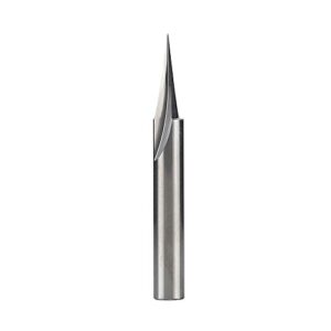 Jiiolioa V21201 20 Degree Profile Bit V Groove Engraving Router Bit 1/4" Shank 1/4"X2"