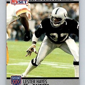 1990 Pro Set NFL Football Super Bowl 160#103 Lester Hayes Oakland Raiders/Los Angeles Raiders Official Trading Card of the National Football League