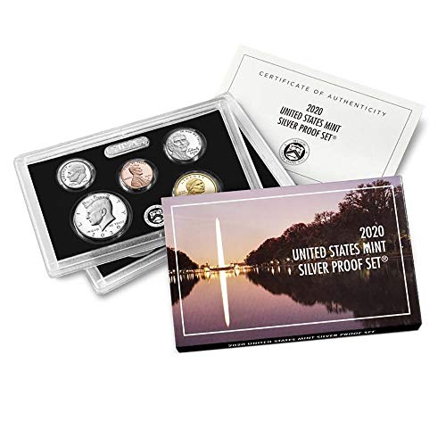 2020 S U.S. Mint 10 Coin Silver Proof Set - OGP box and COA Proof