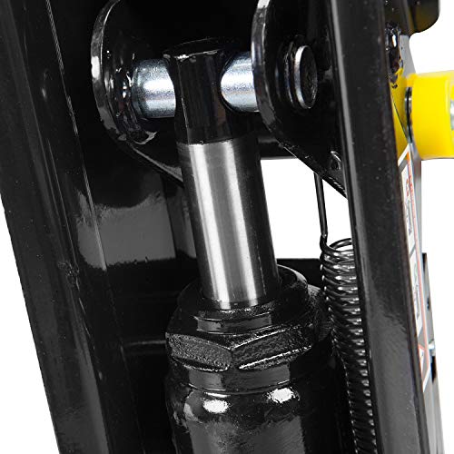 Torin TORT825051 Hydraulic Low Profile Trolley Service/Floor Jack with Single Piston Quick Lift Pump, 2.5 Ton (5,000 lb) Capacity, Black, Medium