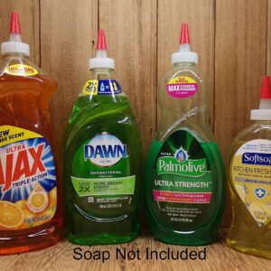 Transfer Cap For Your Lysol No Touch Auto Soap Dispenser - Refill With Your Own Hand or Dish Soap (soap not included)