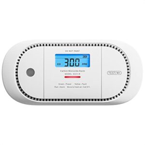 x-sense xc01-r ionization sensor carbon monoxide detector alarm, 1 pack