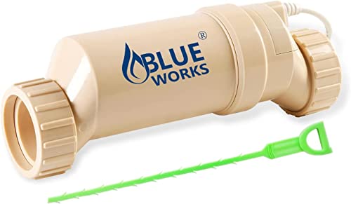 BLUE WORKS Salt Cell - Model Number BLW1T15H, Compatible with Hayward Salt Cell Model Number T-CELL-15, Up to 40,000 Gallon Pool, Cell Plates Provided by American Company, 1 Year USA Warranty