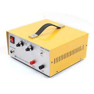 jewelry spot welding machine, 110v 80a pulse sparkle spot welder portable spot welding machine with foot pedal for jewelry gold silver platinum