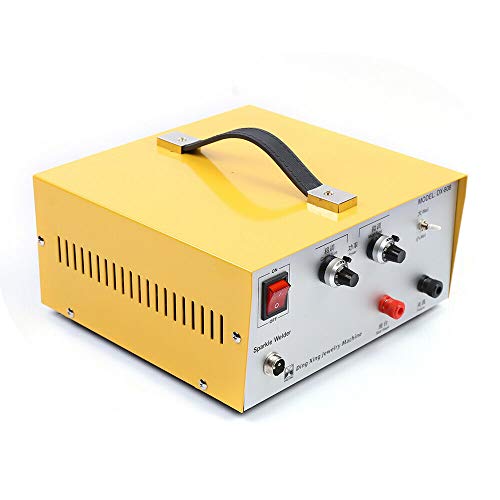 Jewelry Spot Welding Machine, 110V 80A Pulse Sparkle Spot Welder Portable Spot Welding Machine with Foot Pedal for Jewelry Gold Silver Platinum