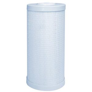 hansing 10x 4.5 inches activated carbon block filter with pleated polyester, clog-proof replacement filter features 7x anti-clogging ability and full flow rate, compatible with model hsg-03
