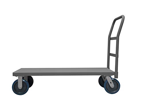 Durham EPT30608PU95 Platform Truck, 8 Polyurethane, Lip Down