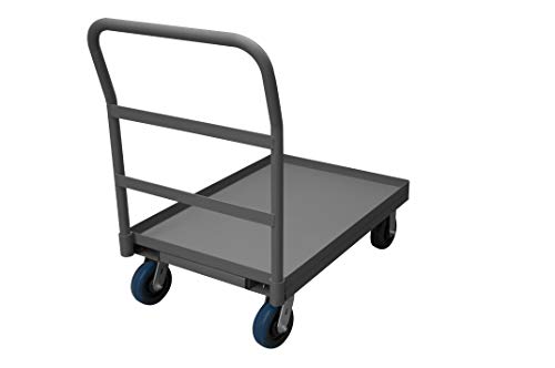 Durham EPTLU24486PU95 Platform Truck, 6 Polyurethane, Lips up