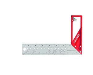 kapro - 353 professional ledge-it try & mitre square - for leveling and measuring - features stainless steel blade, retractable ledge, and etched ruler markings - 8 inch