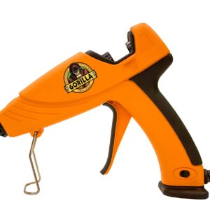 Gorilla Dual Temp Full-Size Hot Glue Gun, Orange