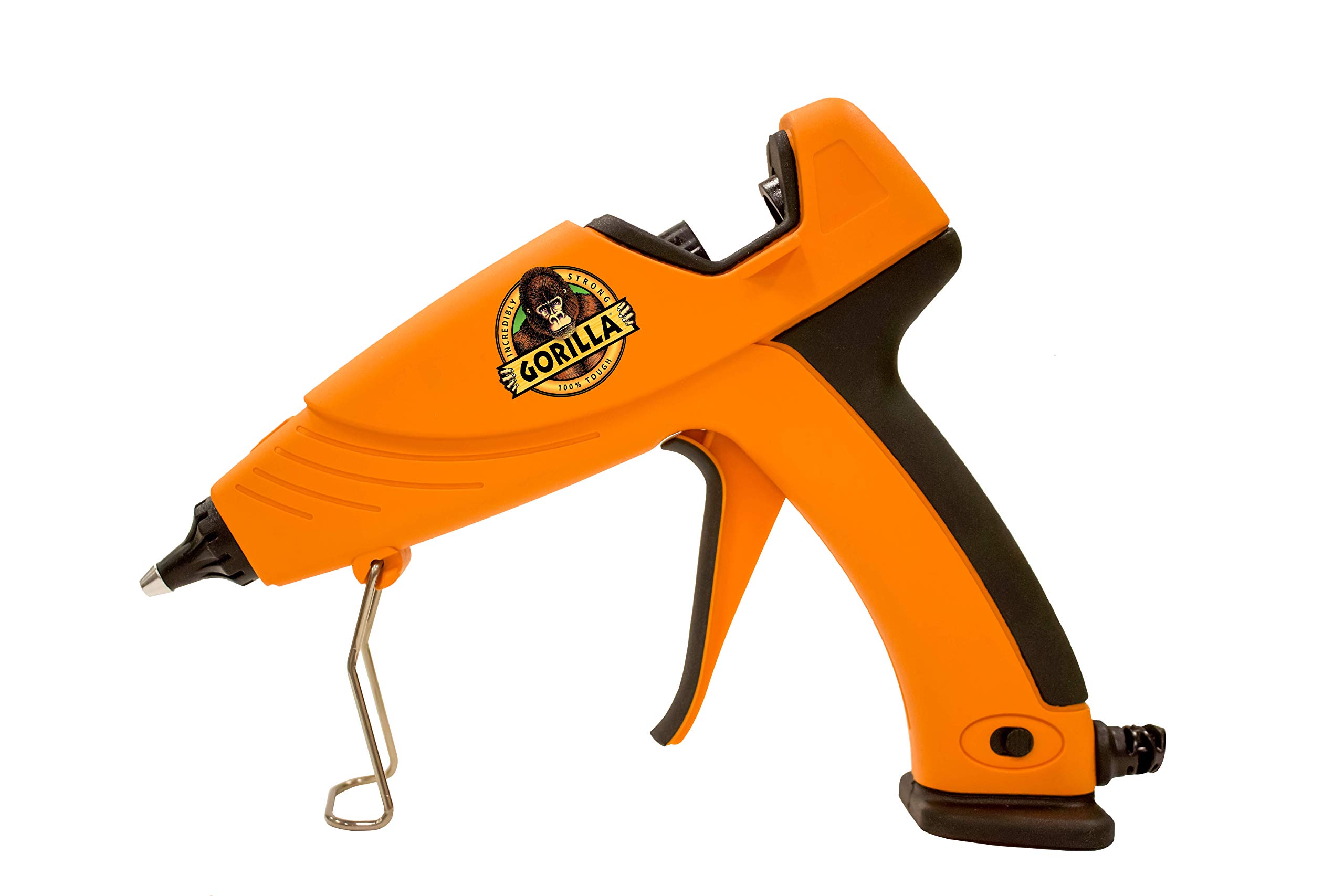 Gorilla Dual Temp Full-Size Hot Glue Gun, Orange