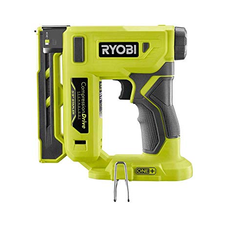 Ryobi 18-Volt Cordless Compression Drive Crown Stapler Combo Kit with Battery and Charger, (Non-Retail Packaging, Bulk Packaged) (Renewed)