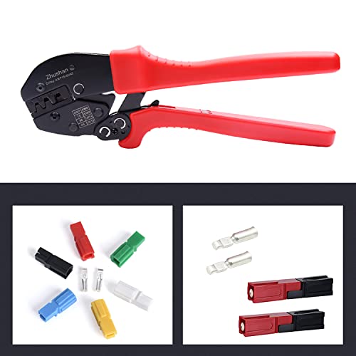 Zhushan Powerpole Crimper, Powerpole Crimping Tool for 15/30/45 Amp Power Connectors and Battery Modular Terminals Connectors