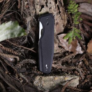 Roxon Phantasy Folding Knife Survival Pocket Tool EDC Camping with Replaceable Knife Blade (Stainless Steel Handle)