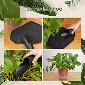 ORNOOU 10 Pieces Bonsai Soil Scoop Plastic Succulent Soil Scoop Indoor Plants Little Small Potting Shovel Bucket Shovel for Garden Planting,Random