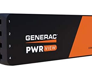 Generac W2HEM GNRC PWRview Monitor, Black, Orange
