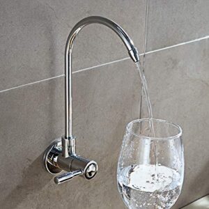faucet_ wall mount solid brass water filter faucet chrome plate plaged reverse osmosis filters drinking tap 1/2 inch