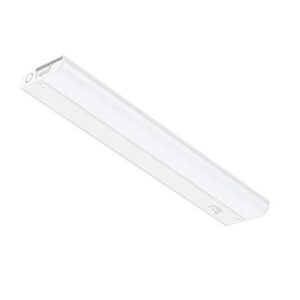 getinlight dimmable hardwired only under cabinet led lights, 18-inch, daylight white(5000k), matte white finished, etl listed, in-0201-12-wh-50