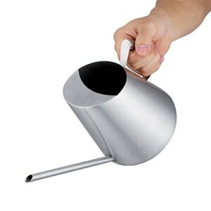 Watering Can Indoor Plants 1500ml/53oz Stainless Steel Watering Can Watering Can Brushed Garden Planting for House Bonsai and Flowers