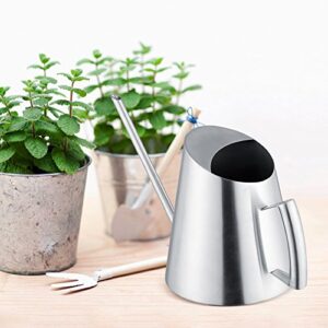 Watering Can Indoor Plants 1500ml/53oz Stainless Steel Watering Can Watering Can Brushed Garden Planting for House Bonsai and Flowers